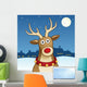 rudolph rednose reindeer Wall Mural