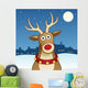 rudolph rednose reindeer Wall Mural