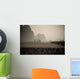 Field In Mountain Area, Toned Image Wall Mural