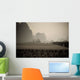 Field In Mountain Area, Toned Image Wall Mural