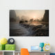 Frozen Pond In Mountain Area Wall Mural