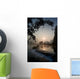 Frozen Pond In Mountain Area Wall Mural