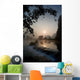 Frozen Pond In Mountain Area Wall Mural