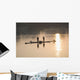 Men On A Raft Fishing Wall Mural
