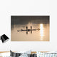 Men On A Raft Fishing Wall Mural