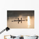 Men On A Raft Fishing Wall Mural