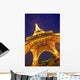 Eiffel Tower At Night Wall Mural