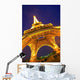 Eiffel Tower At Night Wall Mural