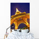 Eiffel Tower At Night Wall Mural