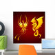 Dragon Phoenix Wall Mural