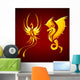 Dragon Phoenix Wall Mural