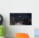 Lansing Michigan Cityscape Night Wall Decal