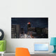 Lansing Michigan Cityscape Night Wall Decal