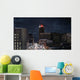 Lansing Michigan Cityscape Night Wall Decal