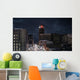 Lansing Michigan Cityscape Night Wall Decal