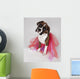 Portrait Of Dog Wearing Tutu Wall Mural