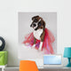 Portrait Of Dog Wearing Tutu Wall Mural