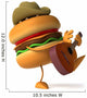 Hamburger and Guitar Wall Decal