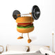 Strong Hamburger Wall Decal
