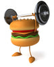 Strong Hamburger Wall Decal