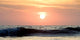 Ocean Wave At Sunset, Puerto Vallarta, Mexico Wall Mural