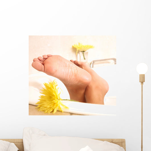 Bathing Feet Wall Mural