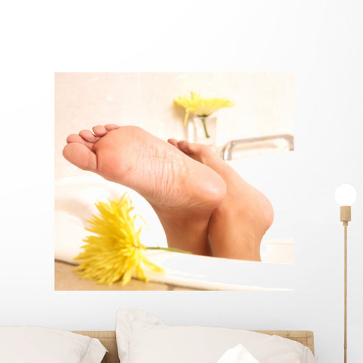 Bathing Feet Wall Mural
