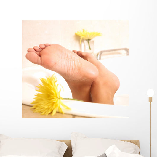 Bathing Feet Wall Mural