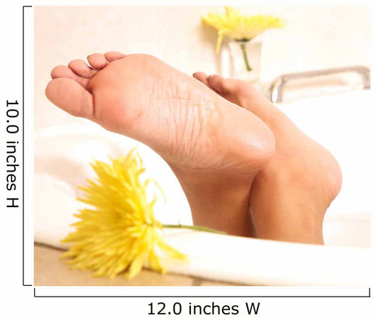 Bathing Feet Wall Mural