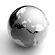 Chrome Globe White