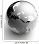 Chrome Globe White