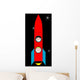 Happy Kids in Space Wall Mural