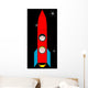 Happy Kids in Space Wall Mural