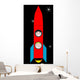 Happy Kids in Space Wall Mural