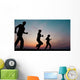 Silhouettes Wall Mural