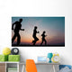 Silhouettes Wall Mural