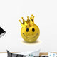 happy smiley with crown Wall Decal