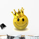 happy smiley with crown Wall Decal