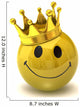 happy smiley with crown Wall Decal