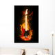 Fire Electric Guitar