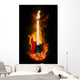 Fire Electric Guitar