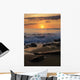 Beach At Dusk Wall Mural