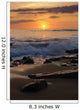 Beach At Dusk Wall Mural