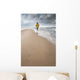 Sea and Lowering Clouds Wall Decal