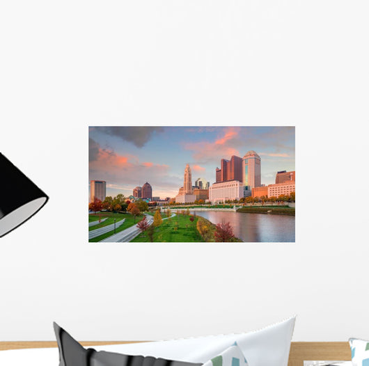 Downtown Columbus Ohio Skyline Wall Decal