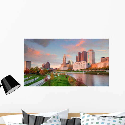 Downtown Columbus Ohio Skyline Wall Decal