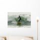 Surfer Catching A Wave Wall Mural