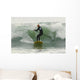 Surfer Catching A Wave Wall Mural