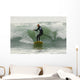 Surfer Catching A Wave Wall Mural