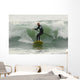 Surfer Catching A Wave Wall Mural